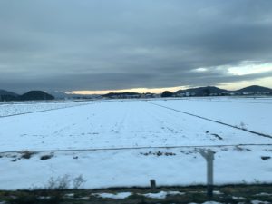 近江八幡付近の車窓